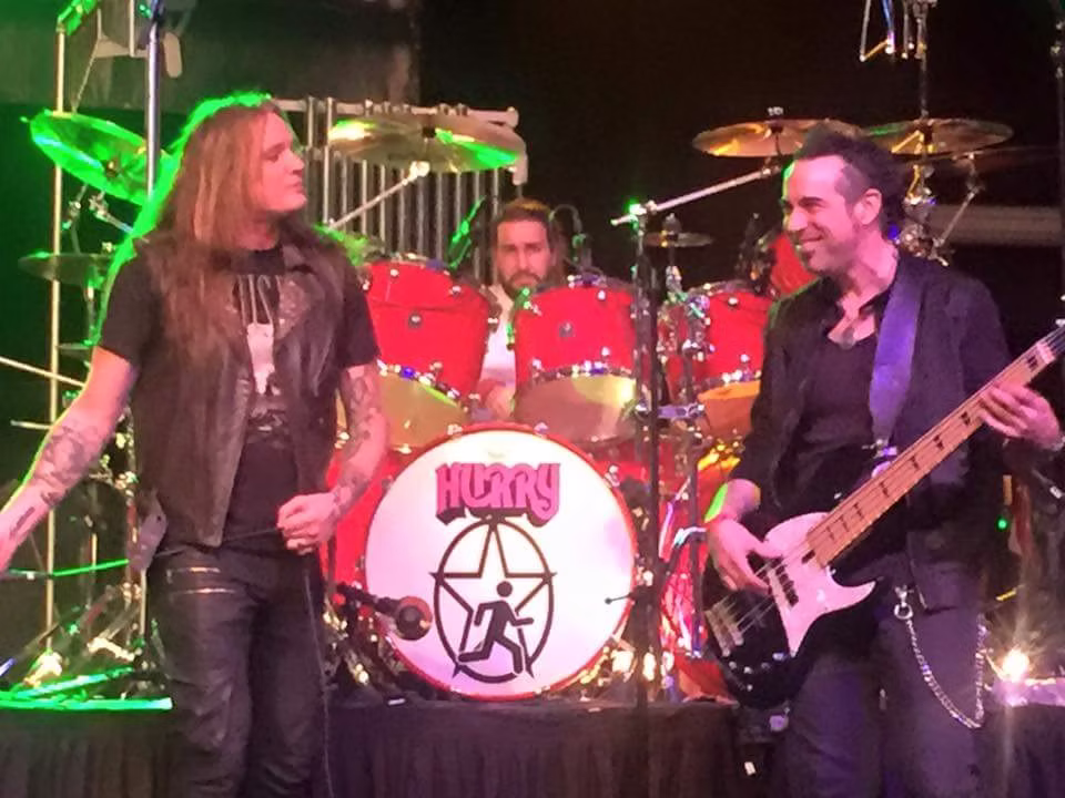 The Hurry Rush Tribute at Namm 2018 with Sebastian Bach on Vocals